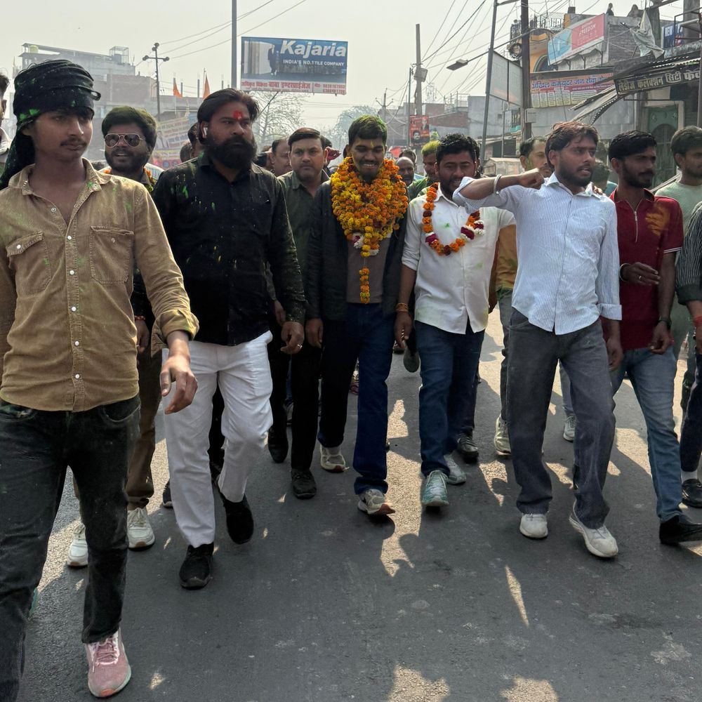 NSUI उपाध्यक्ष सौरभ सिंह जेल से रिहा:भारत मंडपम में PM का विरोध किया था, अमेठी पहुंचने पर स्वागत हुआ