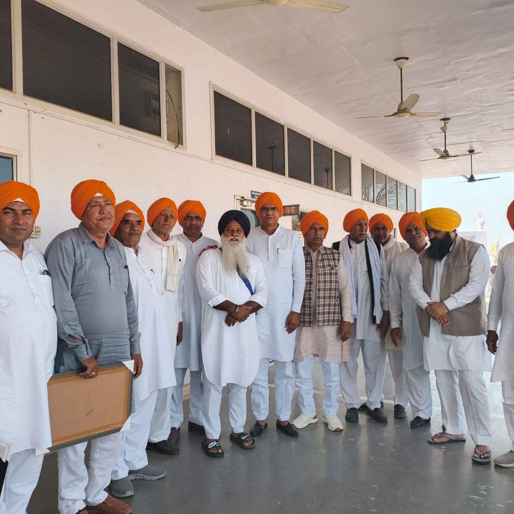 कैथल में ढुल सरदारी को होली पर सम्मानित किया:  गुरुद्वारा धमतान साहिब कमेटी ने समाज सेवा के लिए दिया सम्मान – rajaund News