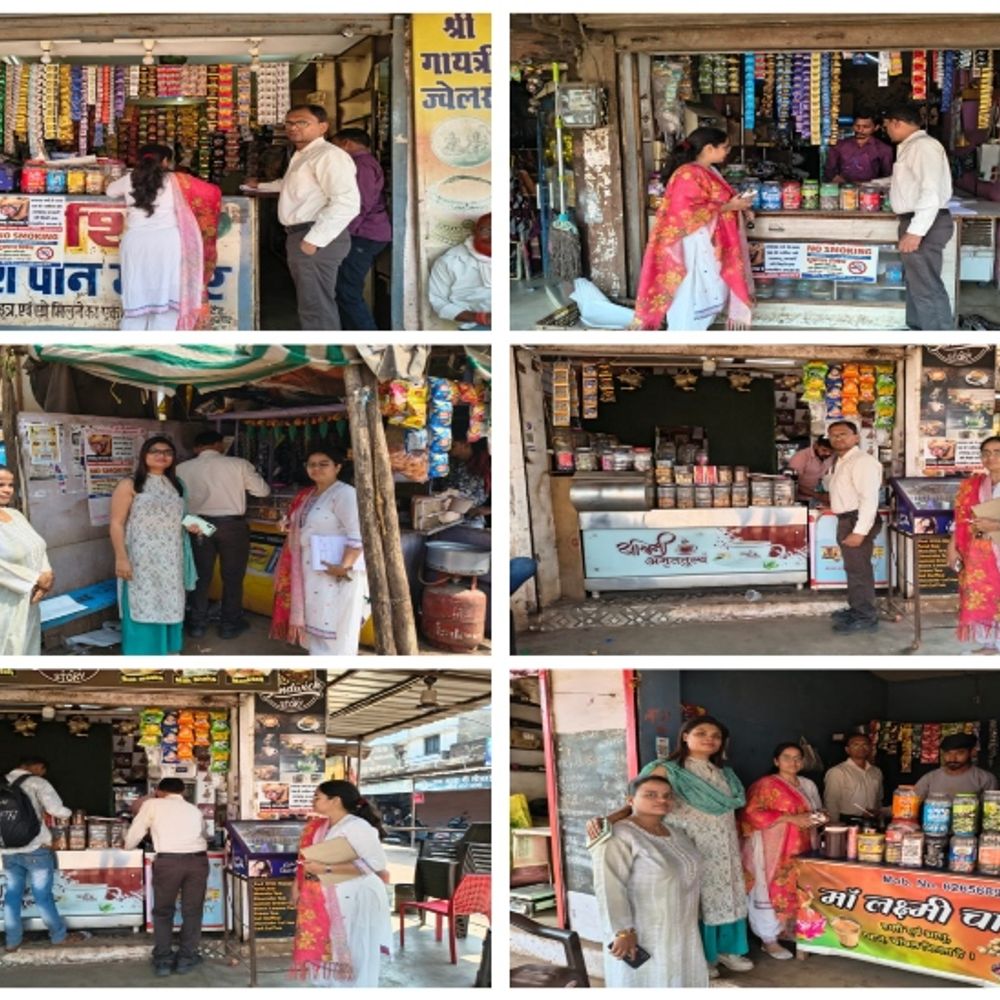 रायपुर में स्कूल के आस-पास के दुकानों पर एक्शन:  तंबाकू बेचने पर COTPA एक्ट के तहत विशेष अभियान, 25 दुकानदारों पर कार्रवाई – Raipur News