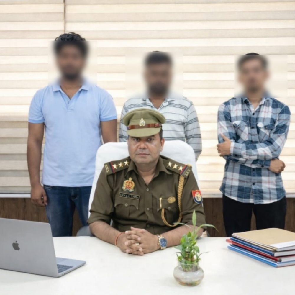 दंपती से ₹90 लाख ठगने वाले 3 और गिरफ्तार:फर्जी ATS अफसर बनकर ‘डिजिटल अरेस्ट’ किया था, लखनऊ साइबर पुलिस ने पकड़ा