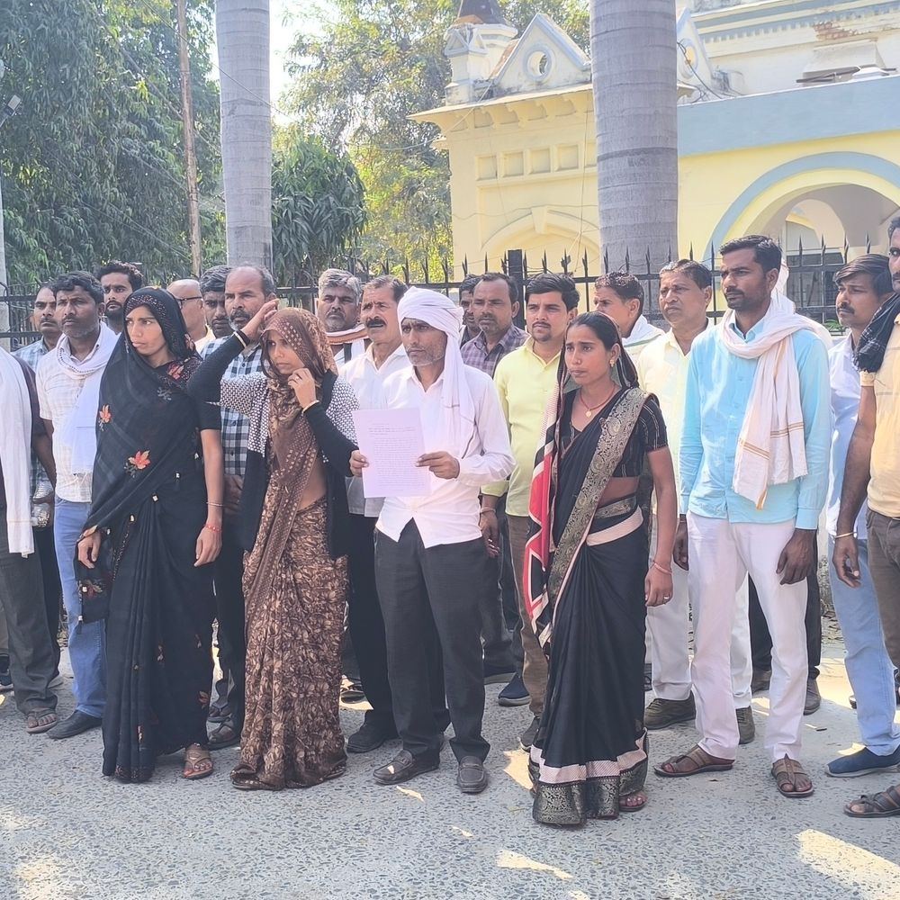 मैनपुरी में शव मिला, पत्नी-प्रेमी पर हत्या का आरोप:परिजनों ने कॉल डिटेल जांचने और कठोर कार्रवाई की मांग की