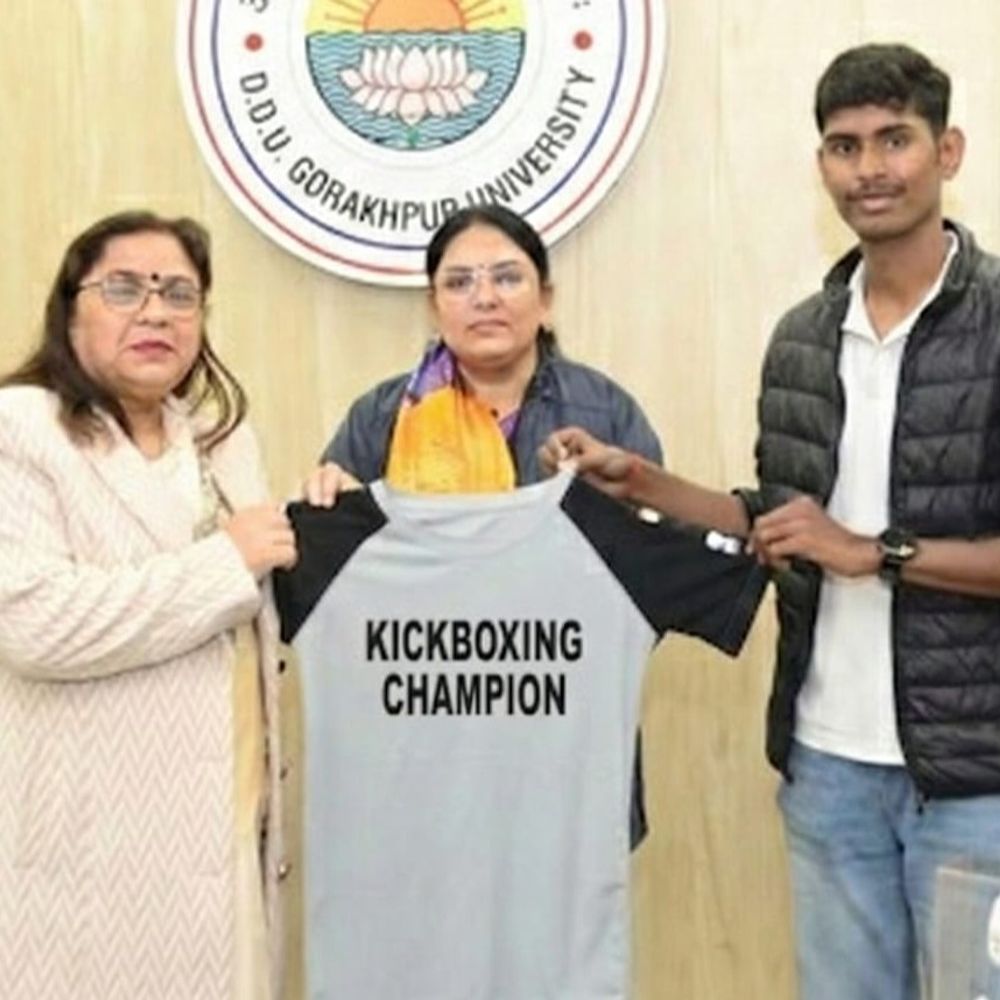 DDU के सनी ने बढ़ाया यूनिवर्सिटी का मान:सीनियर नेशनल किकबॉक्सिंग कैंप के लिए हुआ सिलेक्शन, पुणे में होगा आयोजन