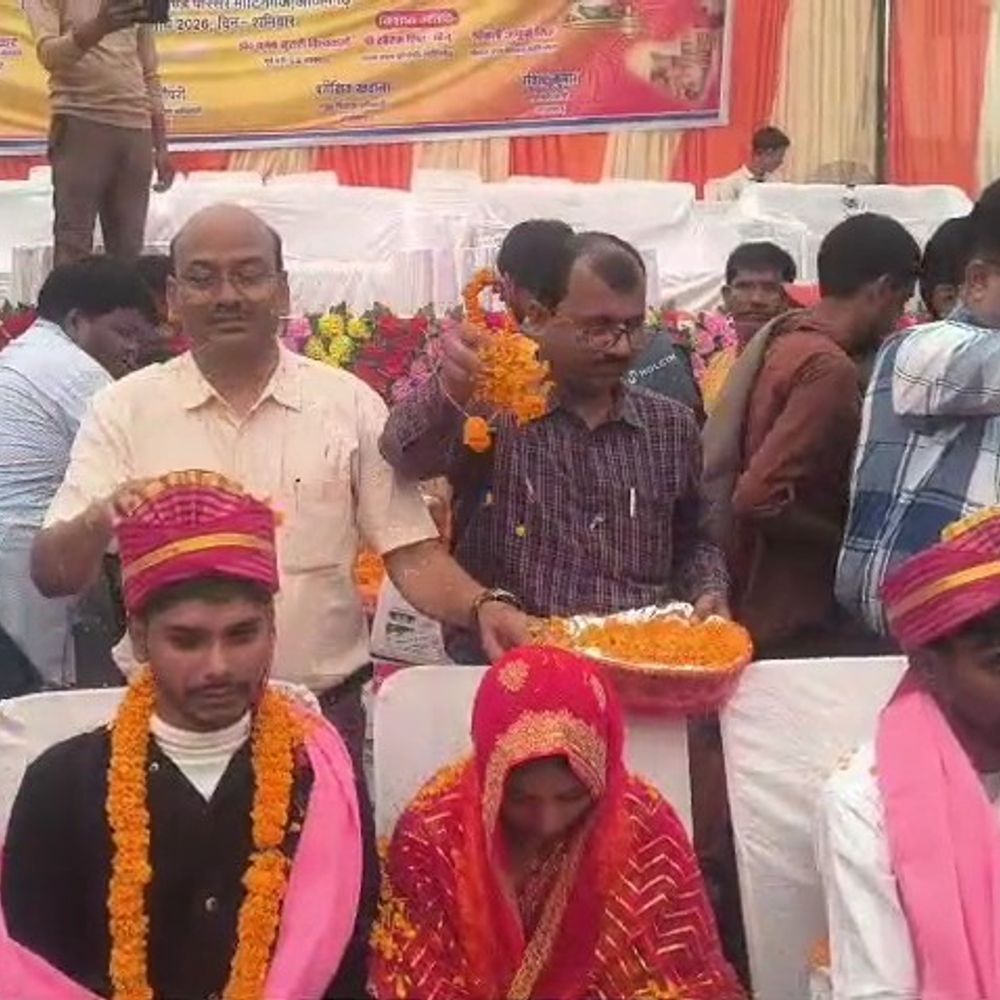 आजमगढ़ में 178 जोड़ों का हुआ सामूहिक विवाह:190 जोड़ों ने कराया था पंजीकरण, जनप्रतिनिधियों ने दिया आशीर्वाद