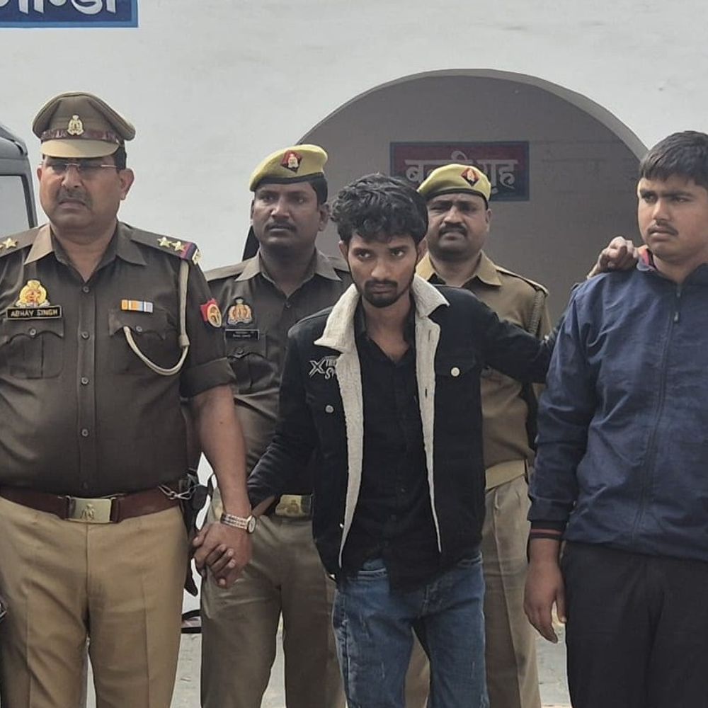 गोंडा पुलिस को गाली देकर की थी बदमाशों ने फायरिंग:जेल में बंद गैंगस्टर से मुलाकात कर रची, अपहरण की साजिश