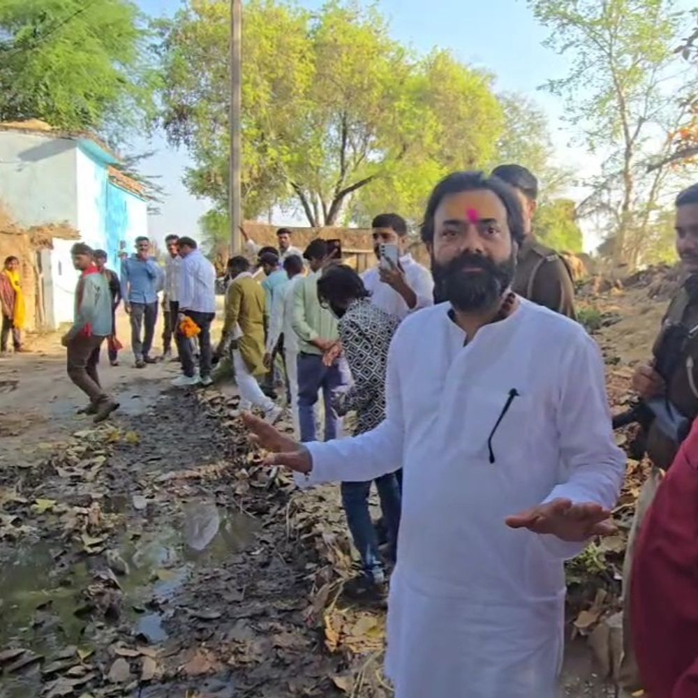 BJP विधायक ने जल जीवन मिशन का रियलिटी चेक किया:कहां- मंत्री ने 20 दिन का समय दिया, 38 दिन बाद भी योजनाएं अधूरी; SIT जांच की मांग