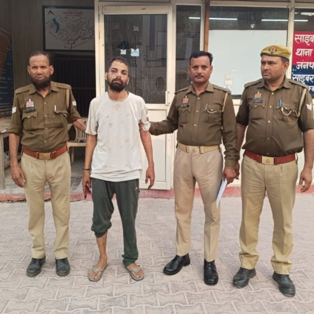 शाहजहांपुर में पत्नी की हत्या का आरोपी पति गिरफ्तार:प्रेमी पर तेजाब फेंका था, मेडिकल कॉलेज में चल रहा था इलाज, आरोपी ने गलती स्वीकारी