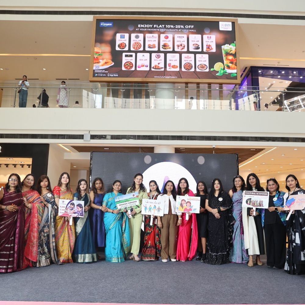 महिला दिवस पर लुलु मॉल में 25 महिलाओं का सम्मान:एल्डा फाउंडेशन ने विभिन्न क्षेत्रों की हस्तियों को किया सम्मानित
