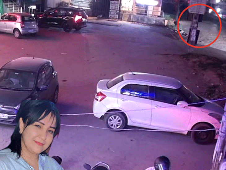 मोहाली में ब्लैक ऑडी ने विदेशी युवती को उड़ाया:जीरकपुर VIP रोड पर 14 फीट हवा में उछलकर रोड पर गिरी; ज्यादा खून बहने से मौत