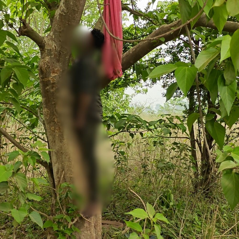 देवरिया में युवक का शव पेड़ से लटका मिला:सलेमपुर में हड़कंप, पुलिस ने जांच शुरू की