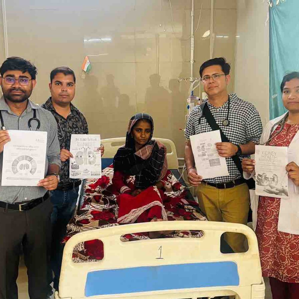 विश्व किडनी दिवस पर मेडिकल कॉलेज में कार्यक्रम:बुलंदशहर में गुर्दा रोगों के प्रति मरीजों को किया जागरूक