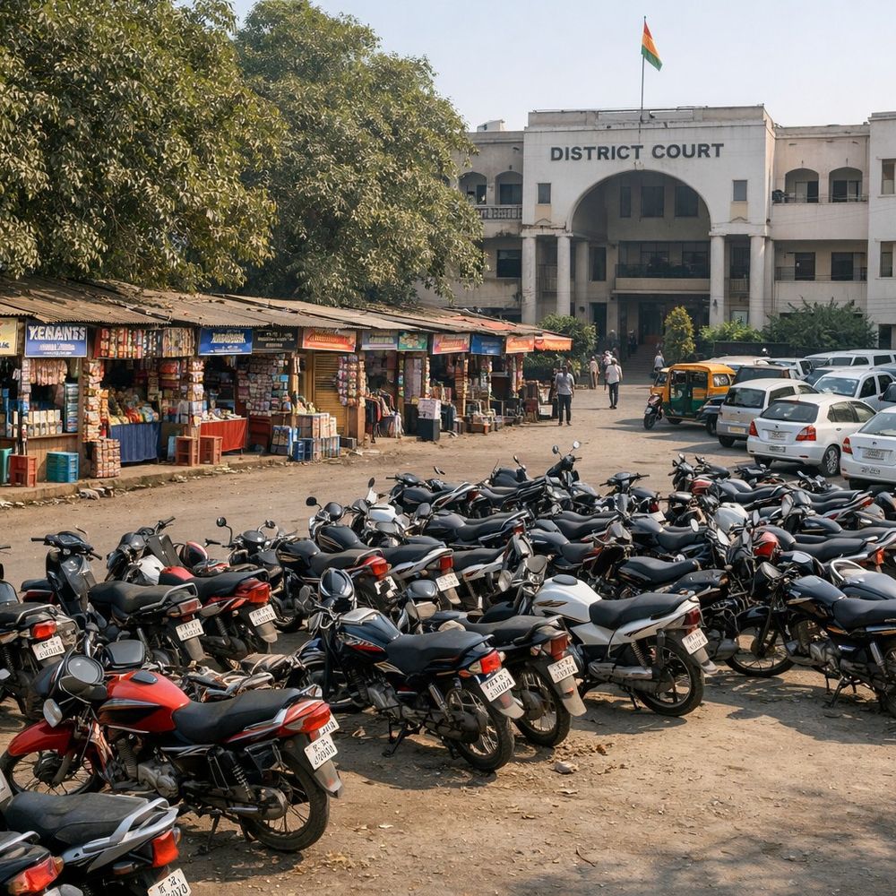 कोर्ट परिसर की 9 दुकानों, वाहन स्टैंड का ठेका:सिद्धार्थनगर में 25 मार्च को होगी नीलामी, दोपहर 1:30 बजे से