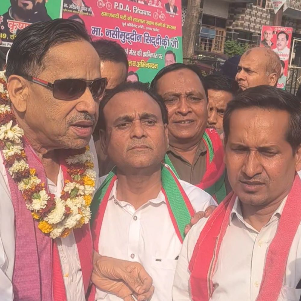 नसीमुद्दीन सिद्दीकी बोले: अखिलेश यादव ही मेरे नेता रहेंगे:सपा में शामिल होने के बाद मेरठ पहुंचे, भाजपा सरकार को घेरा