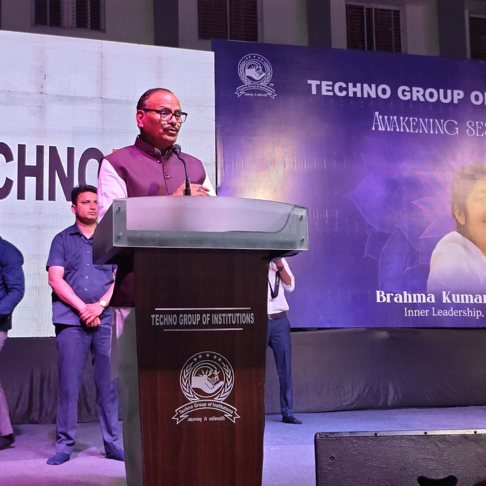 शिवानी दीदी ने लखनऊ में दिया अध्यात्म का पाठ:टेक्नो ग्रुप में छात्र-छात्राओं को सिखाए जीवन जीने के गुर