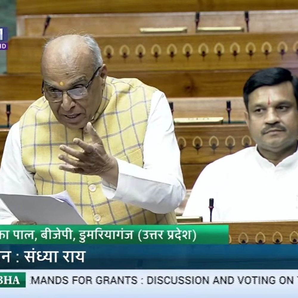 लोकसभा में जगदम्बिका पाल ने अनुपूरक अनुदान पर चर्चा की:सांसद ने आर्थिक स्थिरता और किसान सुरक्षा पर दिया जोर