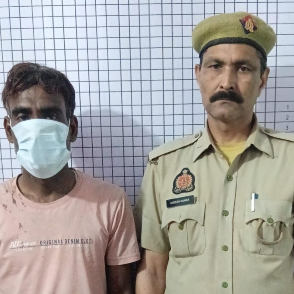 चोरी की मोटरसाइकिल के साथ आरोपी गिरफ्तार:बागपत पुलिस ने वाहन चोरी का किया खुलासा