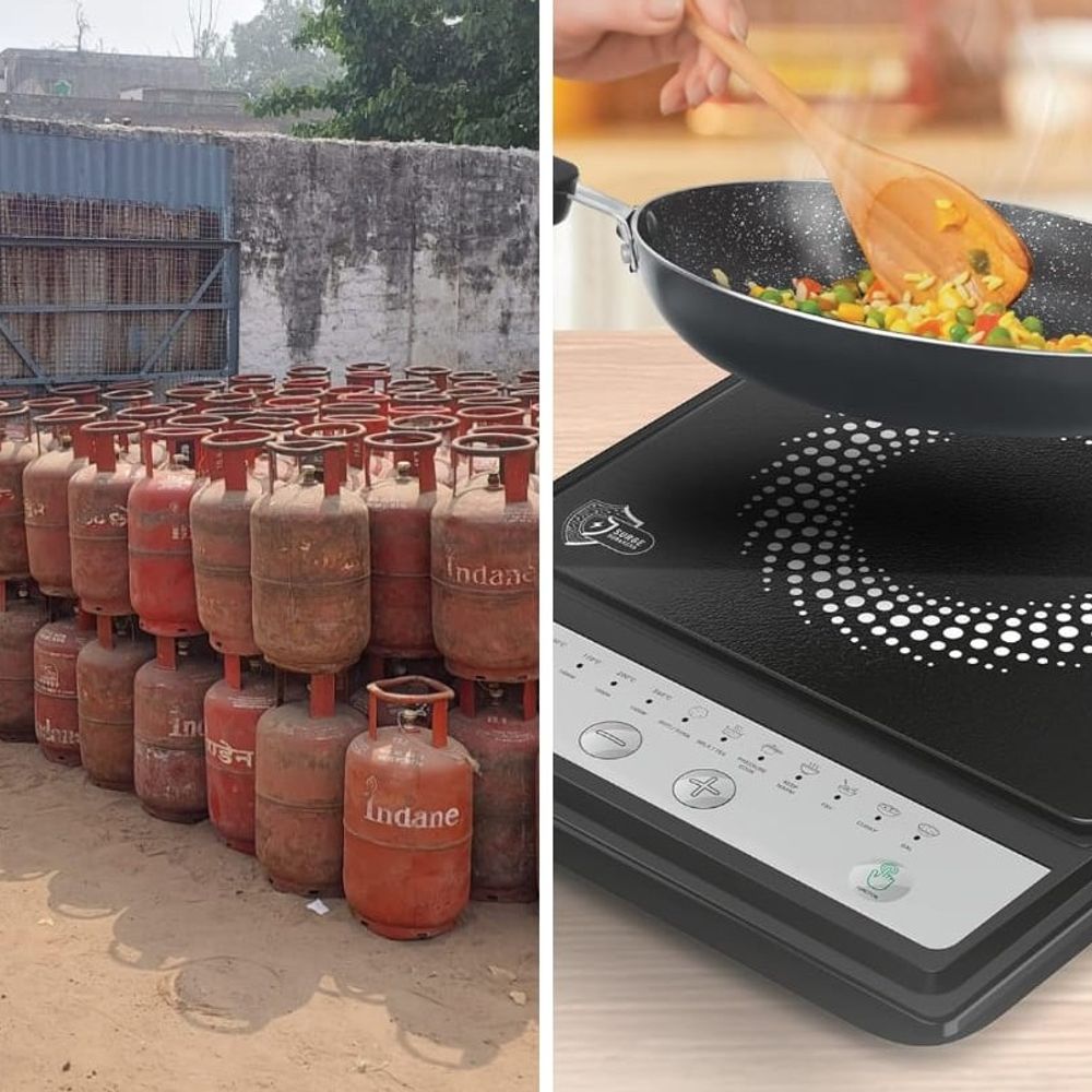 गैस की किल्लत ने बढ़ाई इंडक्शन की मांग:मेरठ में दुकानदार बोले हालात नहीं बदले तो इंडक्शन मिलने भी मुश्किल हो जाएंगे