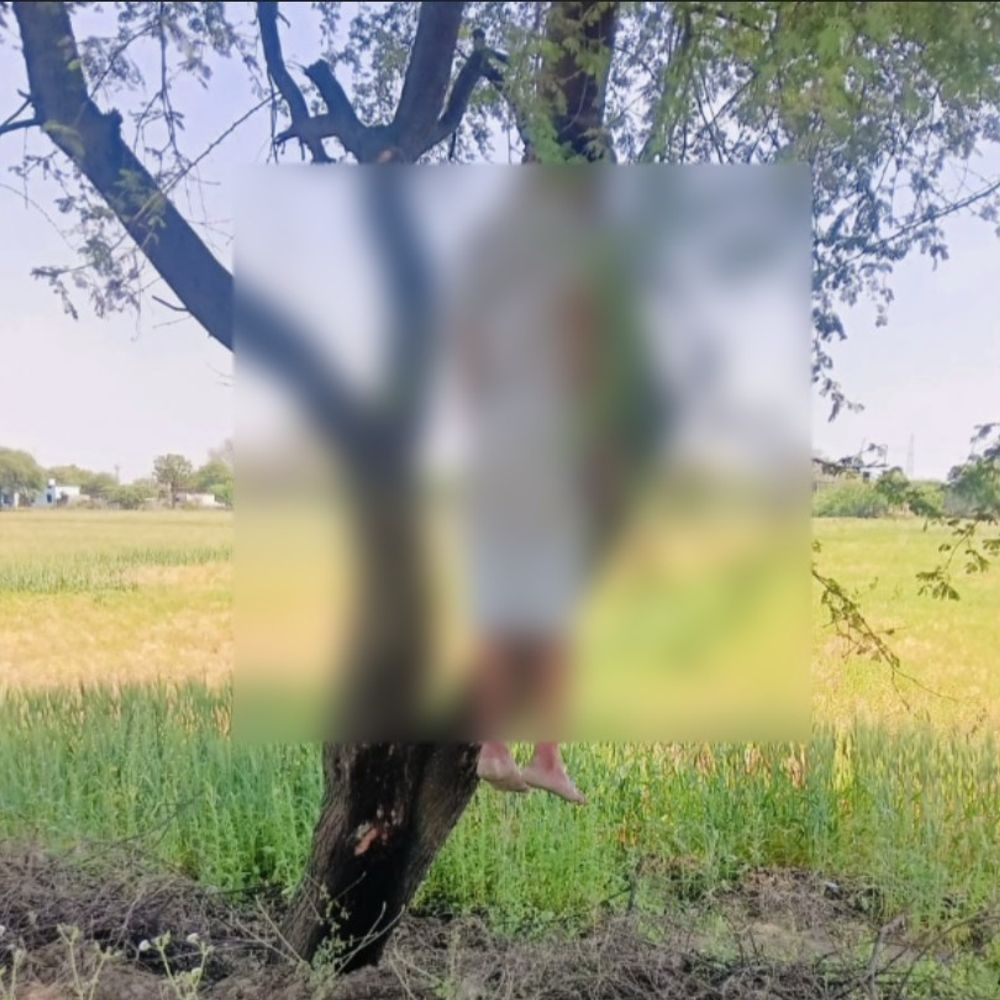 जालौन में बुजुर्ग का सुसाइड:पेड़ से लटका मिला शव, घर वाले नहीं बता सके कारण