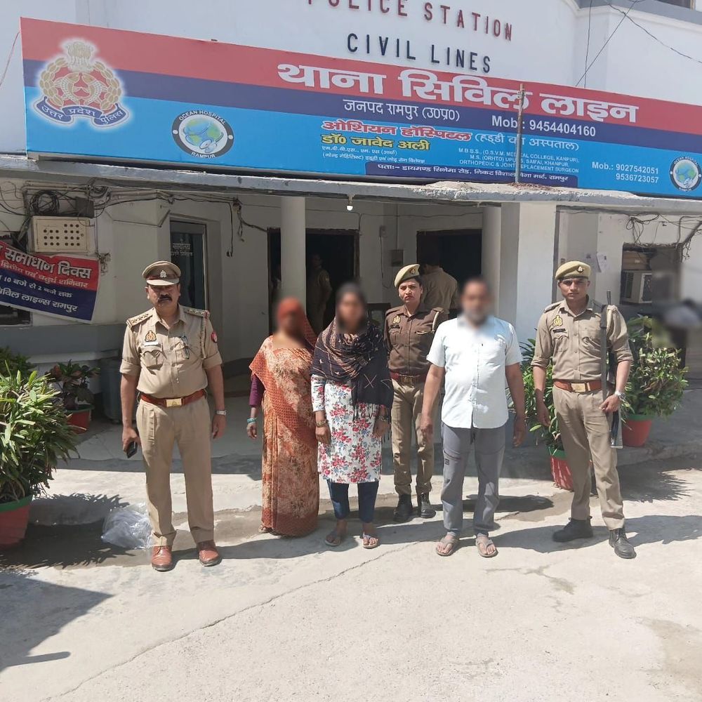 जेसीबी ड्राइवर के आत्महत्या केस में पत्नी और सास गिरफ्तार:रामपुर पुलिस ने तीनों आरोपियों को कोर्ट में पेश किया, जेल भेजा