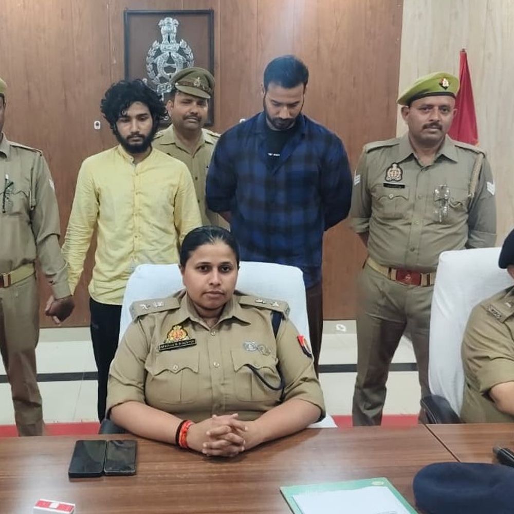 जिम जिहाद और धर्मांतरण के 2 आरोपी गिरफ्तार:25 हजार का इनाम था घोषित, पुलिस ने जेल भेजा