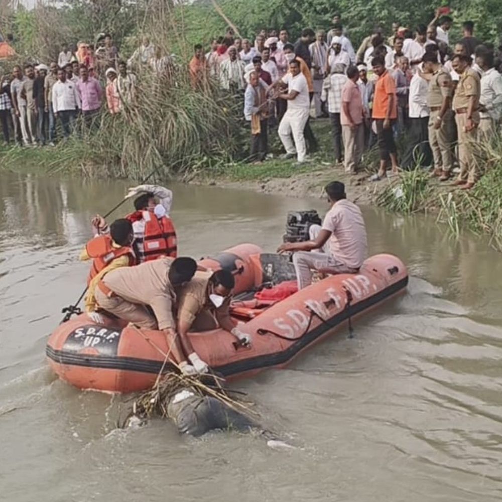 रामगंगा नहर में डूबे युवक का शव मिला:कानपुर देहात में एसडीआरएफ टीम ने शाहबाजपुर पुल के पास से किया बरामद, परिजनों में शोक का माहौल
