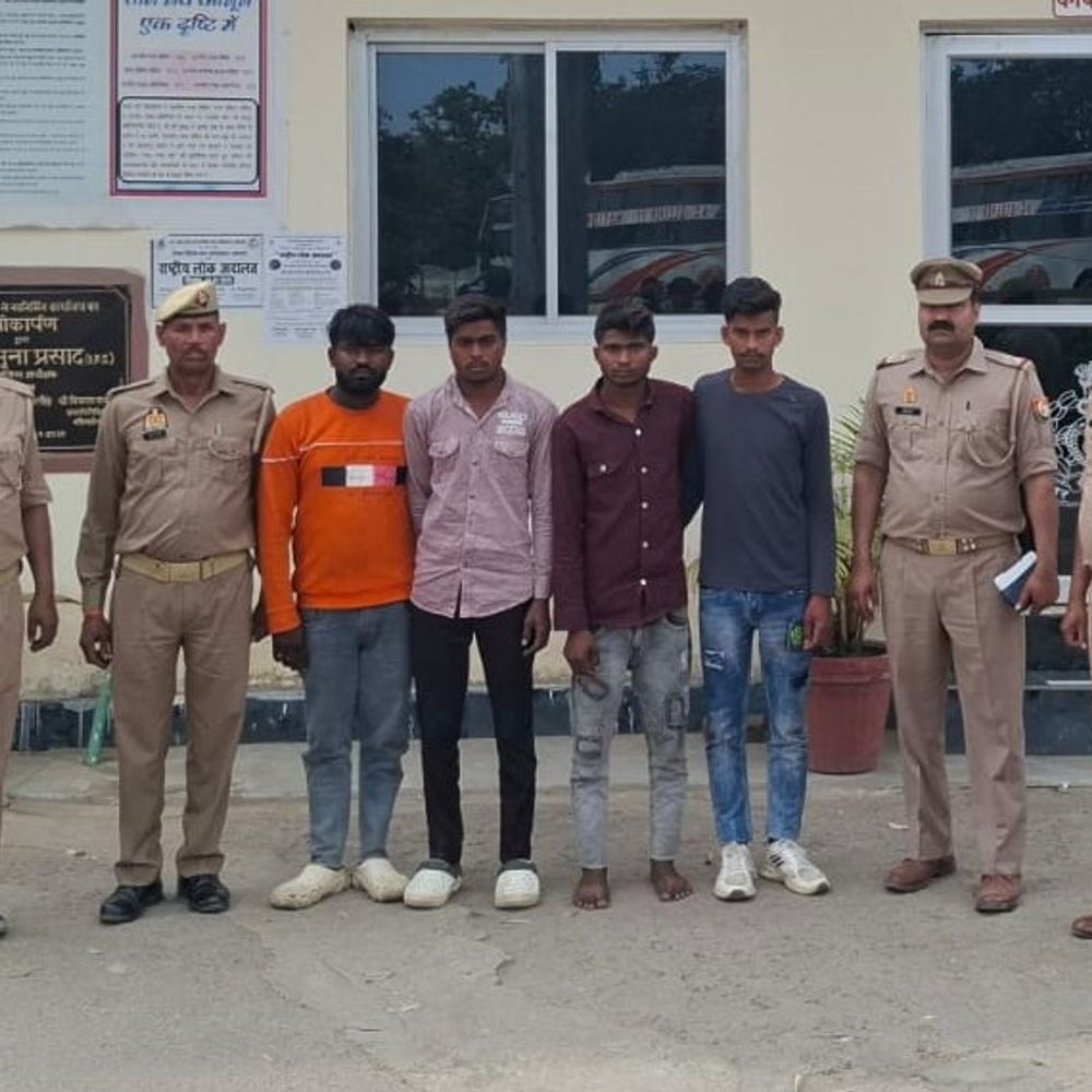 संभल में किशोरी से सामूहिक दुष्कर्म, चार आरोपी जेल भेजे:घर से उठाकर खेत ले गए, तहेरे भाई से फोन पर जुर्म कबूला