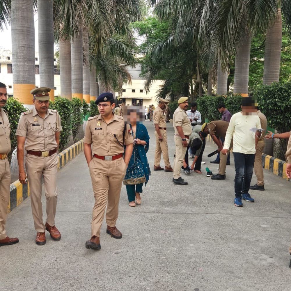 मुजफ्फरनगर में यूपी पुलिस एसआई परीक्षा:सुरक्षा व्यवस्था का सीओ ने किया निरीक्षण, नियमों का पालन करने की अपील