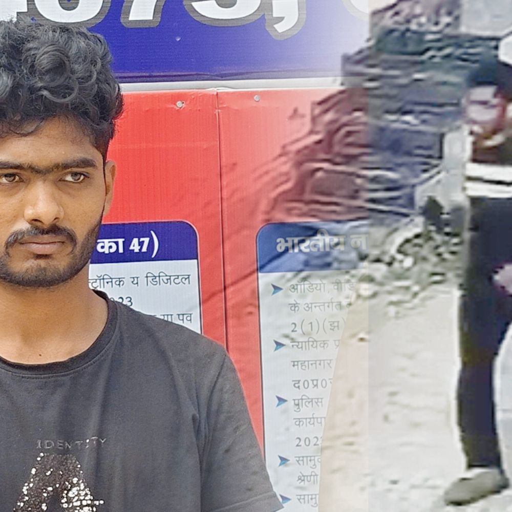 CCTV से पकड़ा गया मुजफ्फरनगर का झपटमार, VIDEO:ईद की खरीदारी से लौट रही युवती का पर्स छीना था