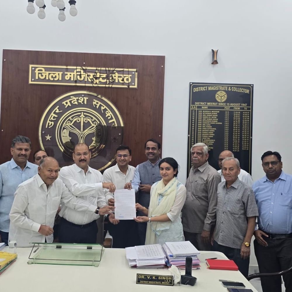 मेरठ के सर्राफा बाजार में भी अब पहुंचेगी PNG:2500 ज्वेलरी यूनिट को मिलेगा कनेक्शन, DM की मौजूदगी में गेल गैस और ज्वैलर्स एसोसिएशन में MoU