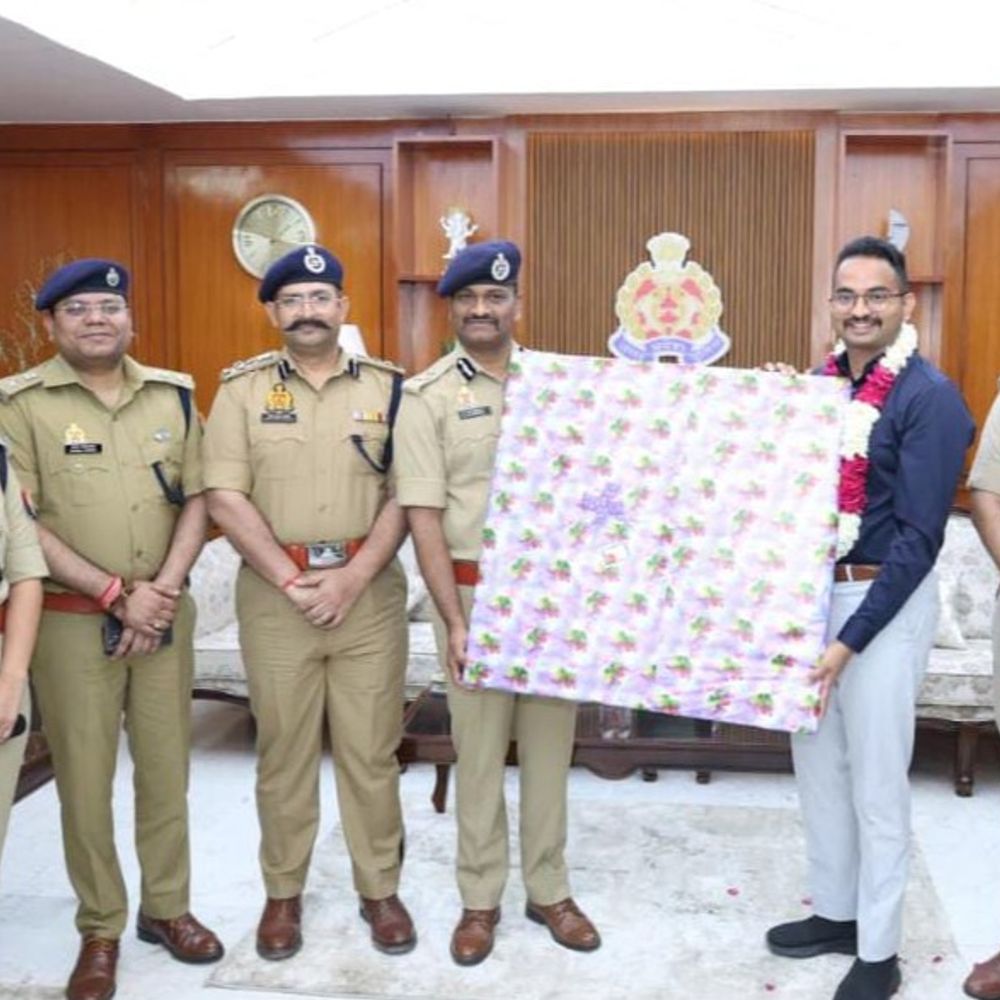 गाजियाबाद में 3 साल तैनात रहे IPS निमिष पाटिल:पुलिस लाइन में CP जे. रविंदर समेत सभी अधिकारियों ने विदाई पार्टी दी
