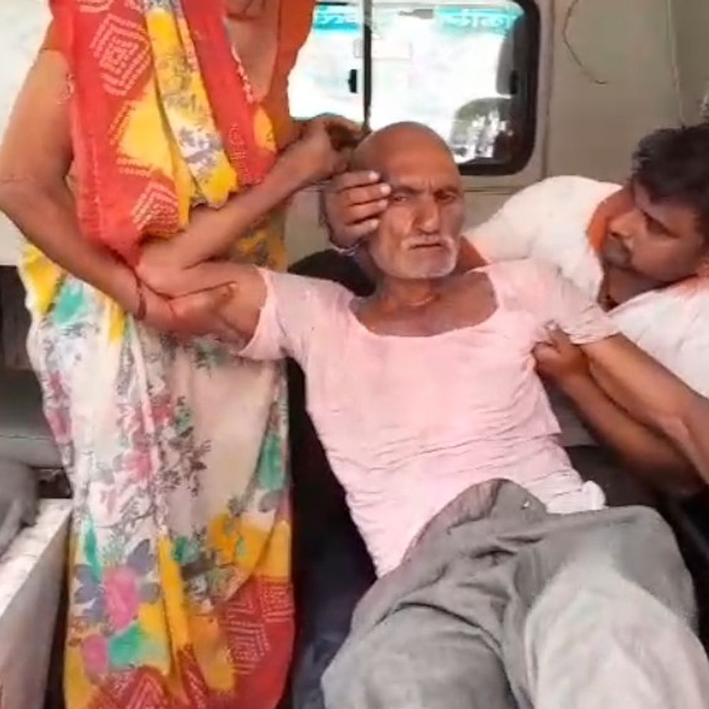 हाथरस में मधुमक्खियों का हमला, 10 ग्रामीण घायल:खेत में काम करते समय छत्ता गिरा, मची अफरा-तफरी