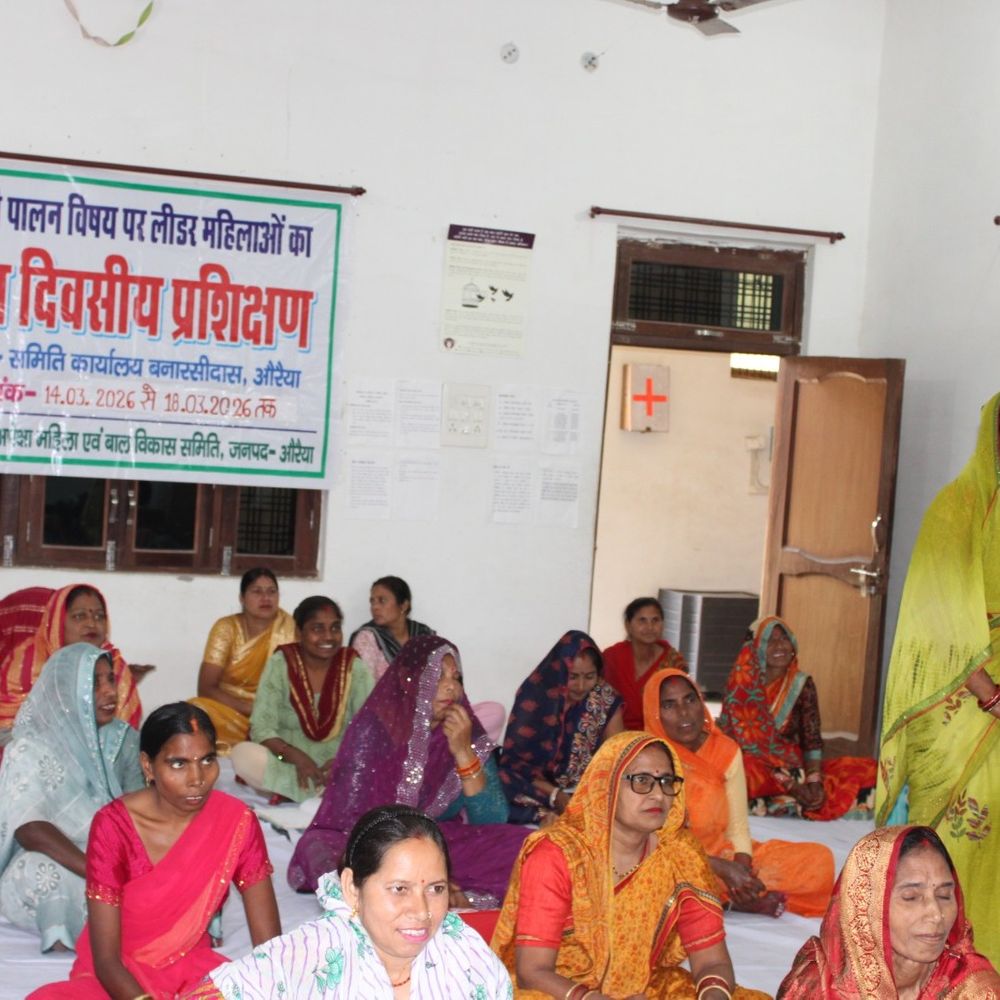 औरैया में ग्रामीण महिलाओं बकरी पालन का प्रशिक्षण दिया जाएगा:5 दिवसीय कार्यक्रम शुरू, 12 गांवों की 35 महिलाओं ने लिया भाग