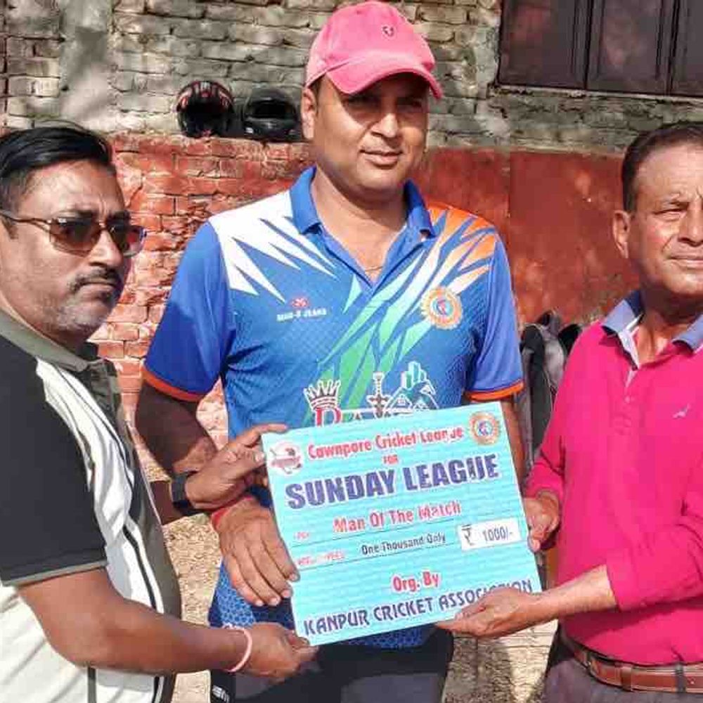 बीसीए वारियर्स, पटेल प्रॉपर्टीज ने संडे लीग मुकाबले जीते:क्वार्टर फाइनल में प्रवेश, ध्रुवेंद्र यादव और अंकुर पांडे मैन ऑफ द मैच