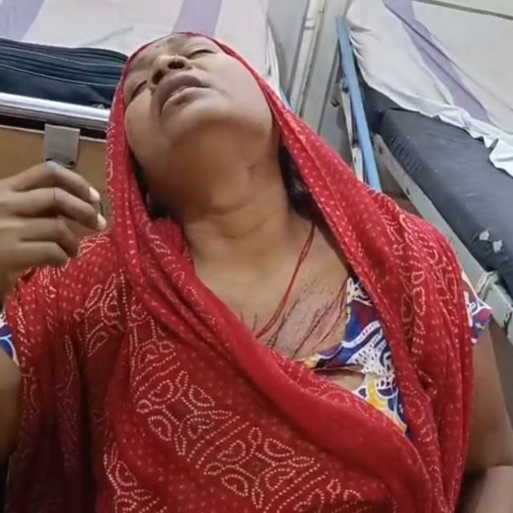 देवर ने भाभी पर धारदार हथियार से किया हमला:जेवर मांगने पर हुआ विवाद, ससुराल पक्ष पर शिकायत