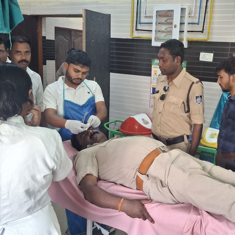 सिवनी में वाहन चेकिंग के दौरान एएसआई को टक्कर मारी:सिर में गंभीर चोट, आरोपी बाइक सवार गिरफ्तार