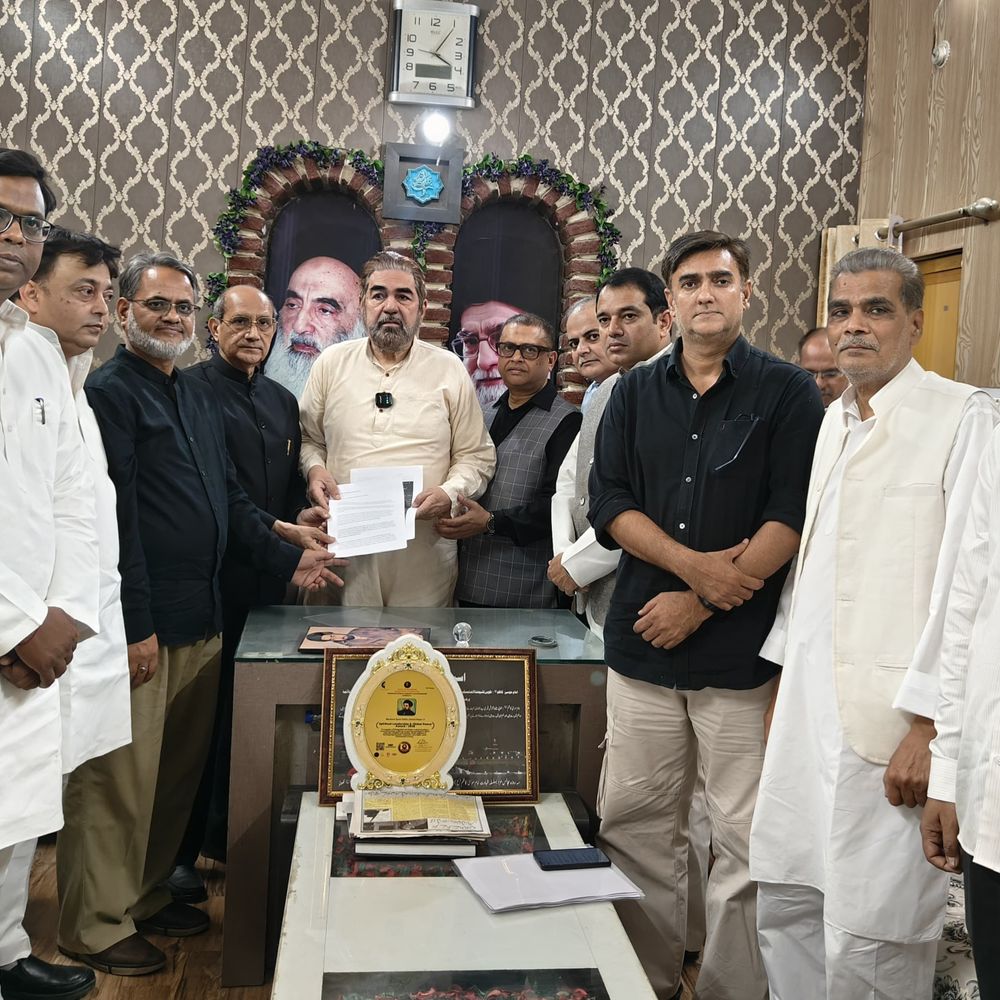 लखनऊ में सुन्नी डेलिगेशन की शिया उलमा से मुलाकात:खामेनेई की मौत पर जताया दुख , मौलाना जवाद बोले- फलस्तीन की आवाज उठाने पर इजराइल ने किया हमला