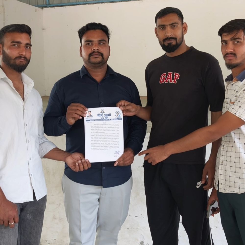 सहारनपुर में ईद पर सड़क पर नमाज की अनुमति मांगी:भीम आर्मी जय भीम जिलाध्यक्ष ने SSP से मुलाकात की, ज्ञापन सौंपा