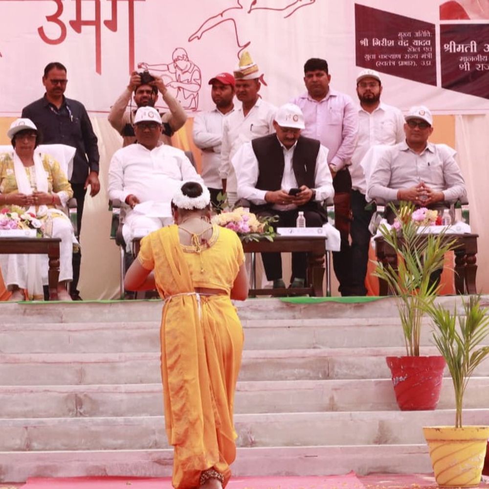 आजमगढ़ के महाराजा सुहेलदेव विश्विद्यालय में शुरू हुई प्रतियोगिता:खेल मंत्री गिरीश यादव बोले- व्यक्तित्व निर्माण का सशक्त माध्यम है खेल