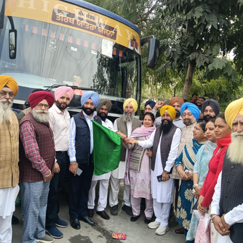 तरनतारन से मुख्यमंत्री तीर्थ यात्रा बस रवाना:  आनंदपुर साहिब और माता नैना देवी के दर्शन करेंगे 40 श्रद्धालु, तीन दिन की यात्रा – tarn-taran News