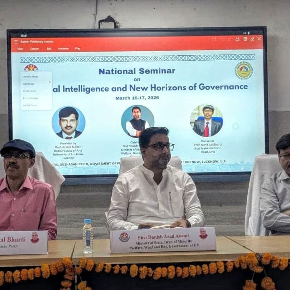 लखनऊ विवि में दो दिवसीय AI संगोष्ठी:राज्यमंत्री दानिश अंसारी ने युवाओं से सकारात्मक उपयोग की अपील की