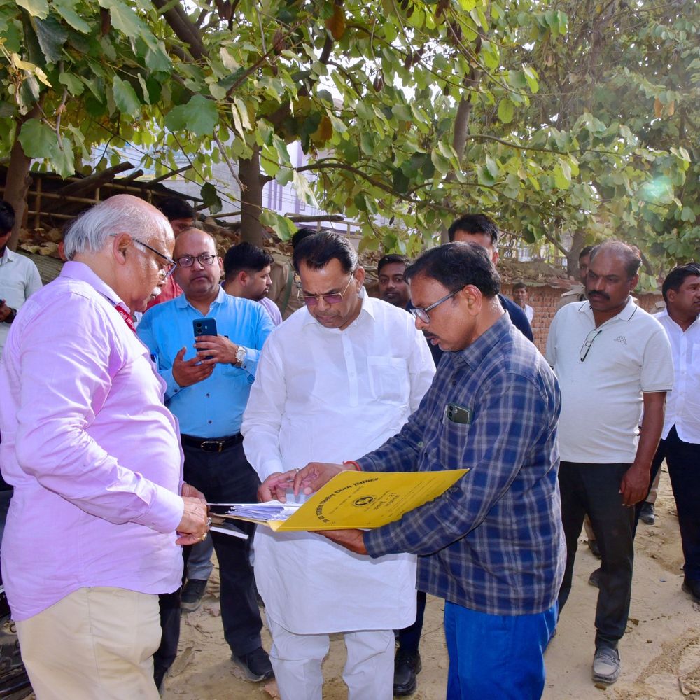 शकुंतला यूनिवर्सिटी के निर्माण में मिली खामियां:भड़के मंत्री कश्यप, काम रुकवाया, बोले- विद्यार्थियों की सुरक्षा से खिलवाड़ बर्दाश्त नहीं