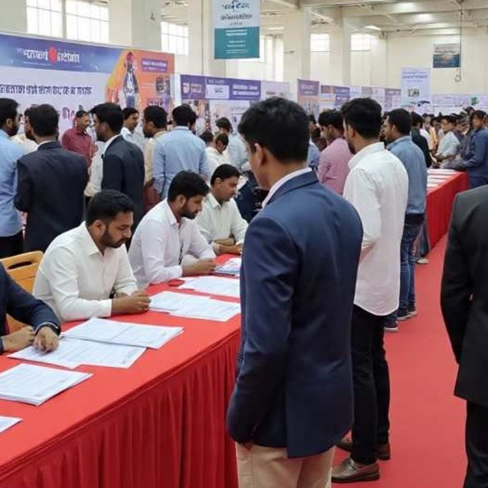 लखनऊ में आज रोजगार मेले का होगा आगाज:इंदिरा गांधी प्रतिष्ठान में आयोजन, 100 कंपनियां देंगी ऑन-द-स्पॉट जॉब ऑफर