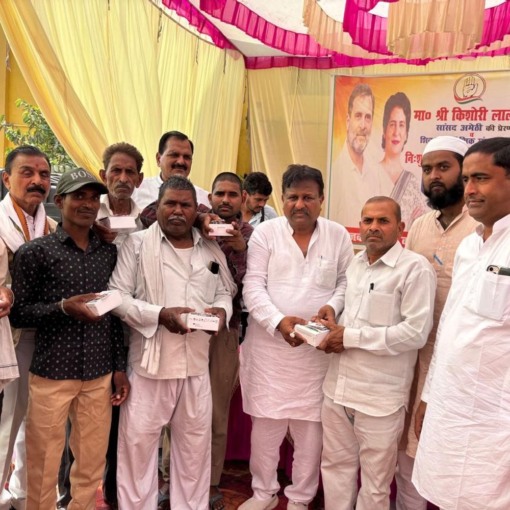 अमेठी में दिव्यांग शिविर, 257 लोगों को उपकरण वितरित:सांसद किशोरीलाल शर्मा की पहल पर तीन दिवसीय आयोजन शुरू