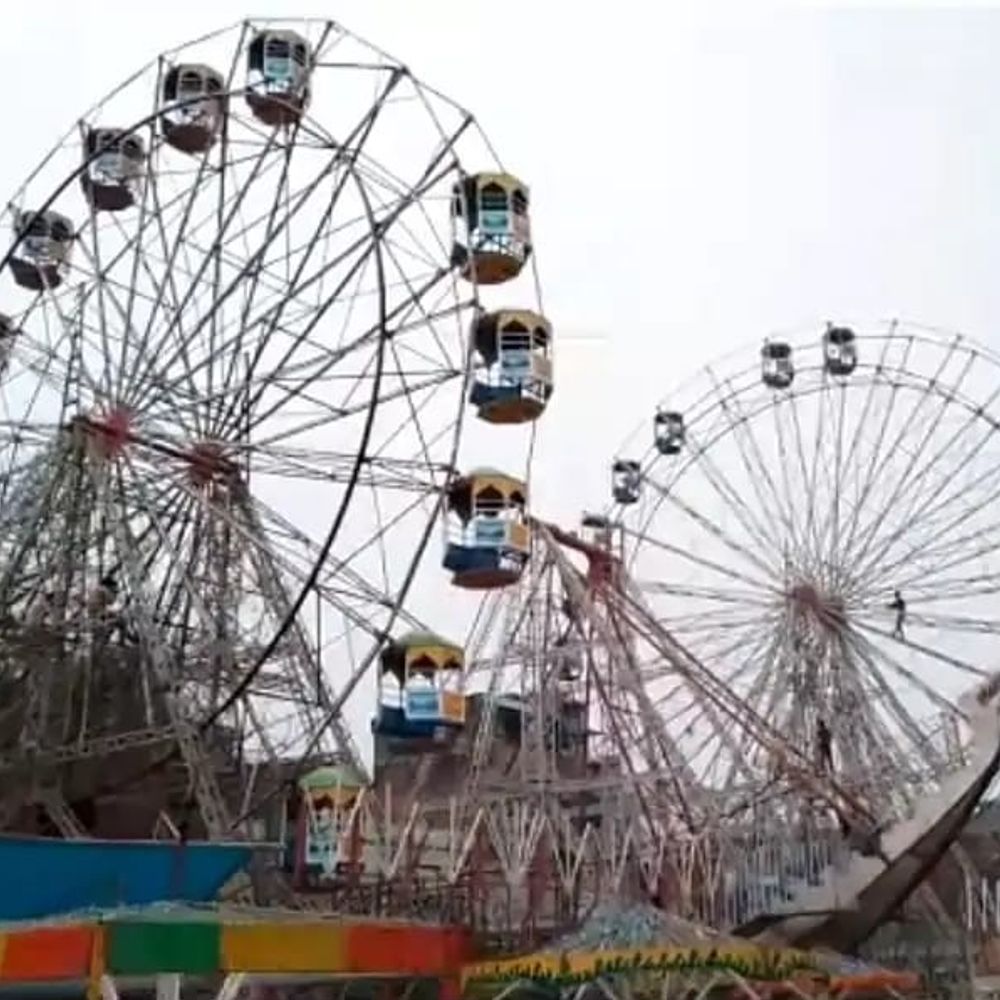 नेजा मेला नहीं लगा, प्रशासन ने अनुमति नहीं दी:500 से अधिक दुकानों और झूलों के बीच पैर रखने की जगह नहीं मिलती थी