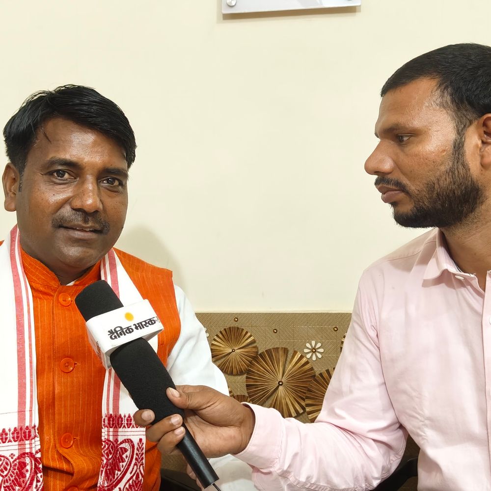 धनघटा विधायक बोले- स्टेडियम और सड़कें बनवाई:गणेश चौहान पुराने दिन याद कर भावुक हुए, बोले- भाजपा ने सफाईकर्मी को विधायक बनाया, पार्टी ही मेरी मां