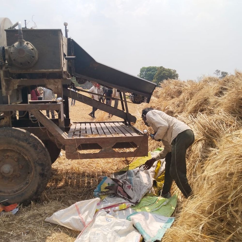 थ्रेसर की चपेट में आने से युवक की मौत:  शिवपुरी में गेहूं निकालने के दौरान अचानक चपेट में आया – Shivpuri News