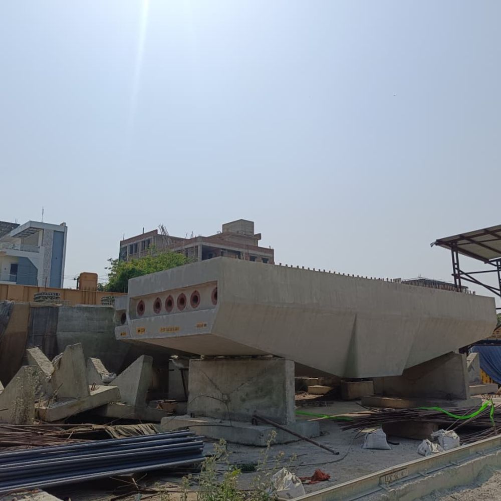 कानपुर मेट्रो कॉरिडोर-2 पियर-कैप्स, गर्डर्स की ढलाई पूरी:नौबस्ता यार्ड में काम पूरा, एलिवेटेड सेक्शन का निर्माण तेज
