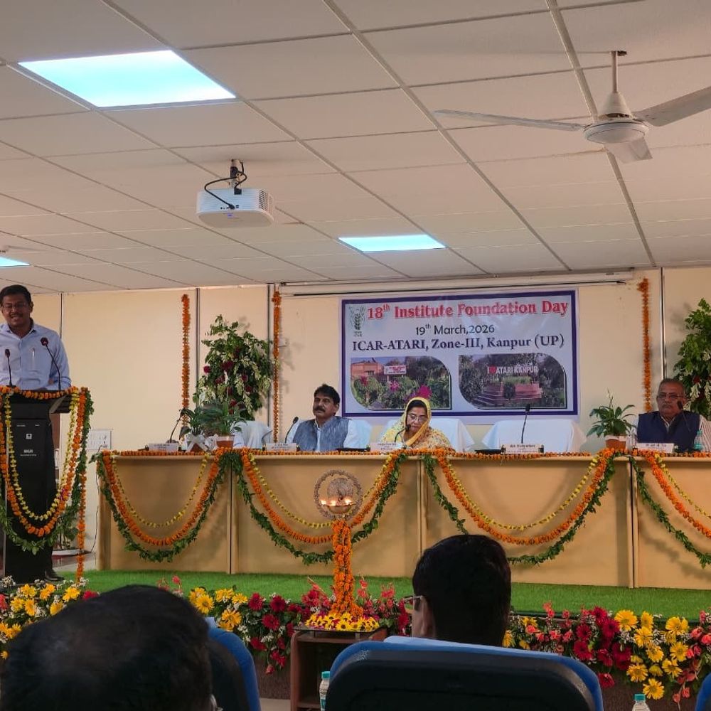 कानपुर अटारी का 18वां स्थापना दिवस:अब खेती में बढ़ेगा AI का इस्तेमाल, पराली न जलाने के लिए 23 जिलों के KVK बनाएंगे रणनीति