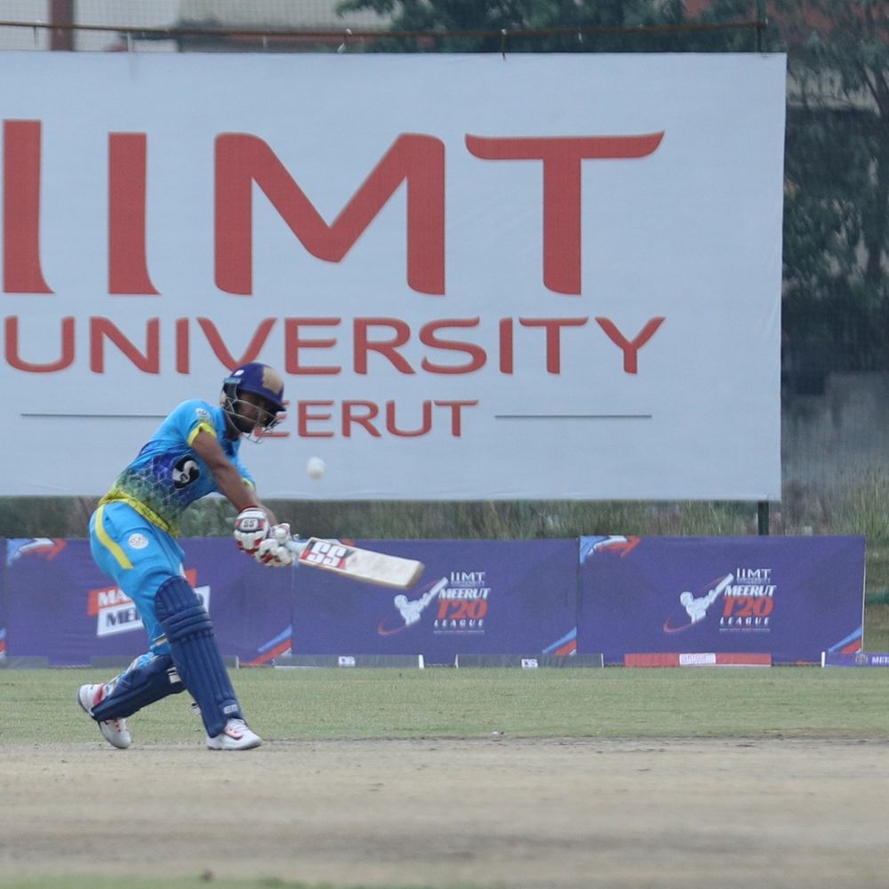 आईआईएमटी टी-20 लीग, बीबीसी एलाइट ने मेरठ कैंट कमांडोज को:मैन ऑफ द मैच दिव्यांश राजपूत ने दो छक्के जड़कर दिलाई रोमांचक जीत