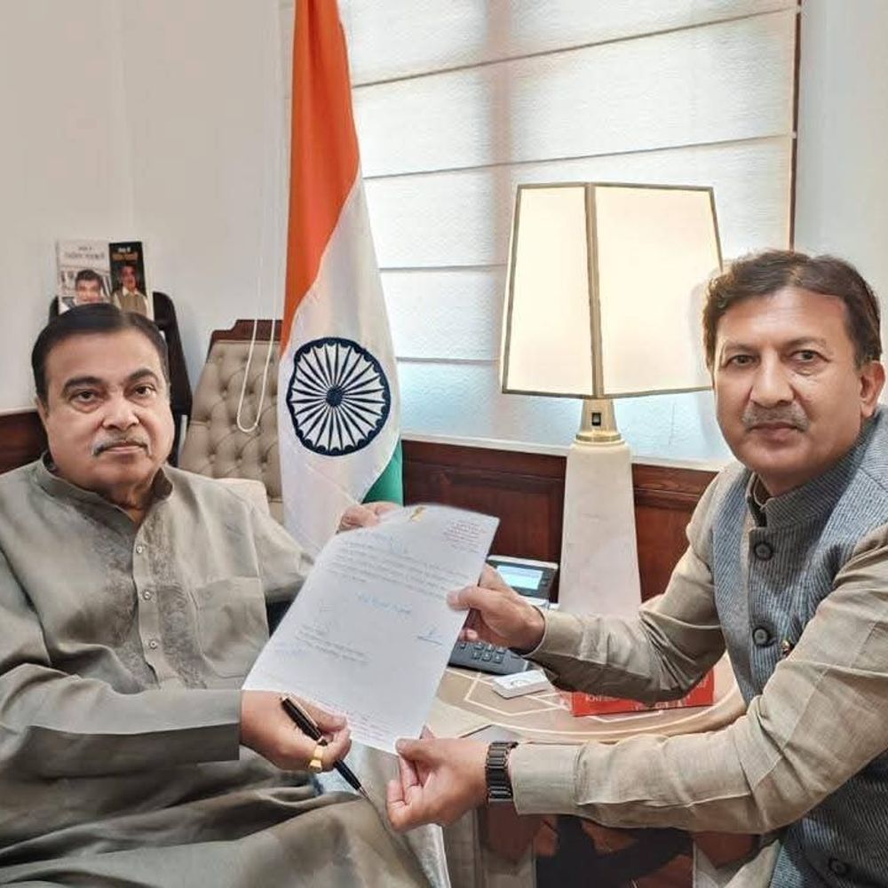 सांसद सिकंदर ने गडकरी से की मुलाकात:  39 किमी लंबी लठियानी-रंगस रोड को एनएच बनाने की मांग, सैकड़ों वाहनों का होता है आवागमन – Una News