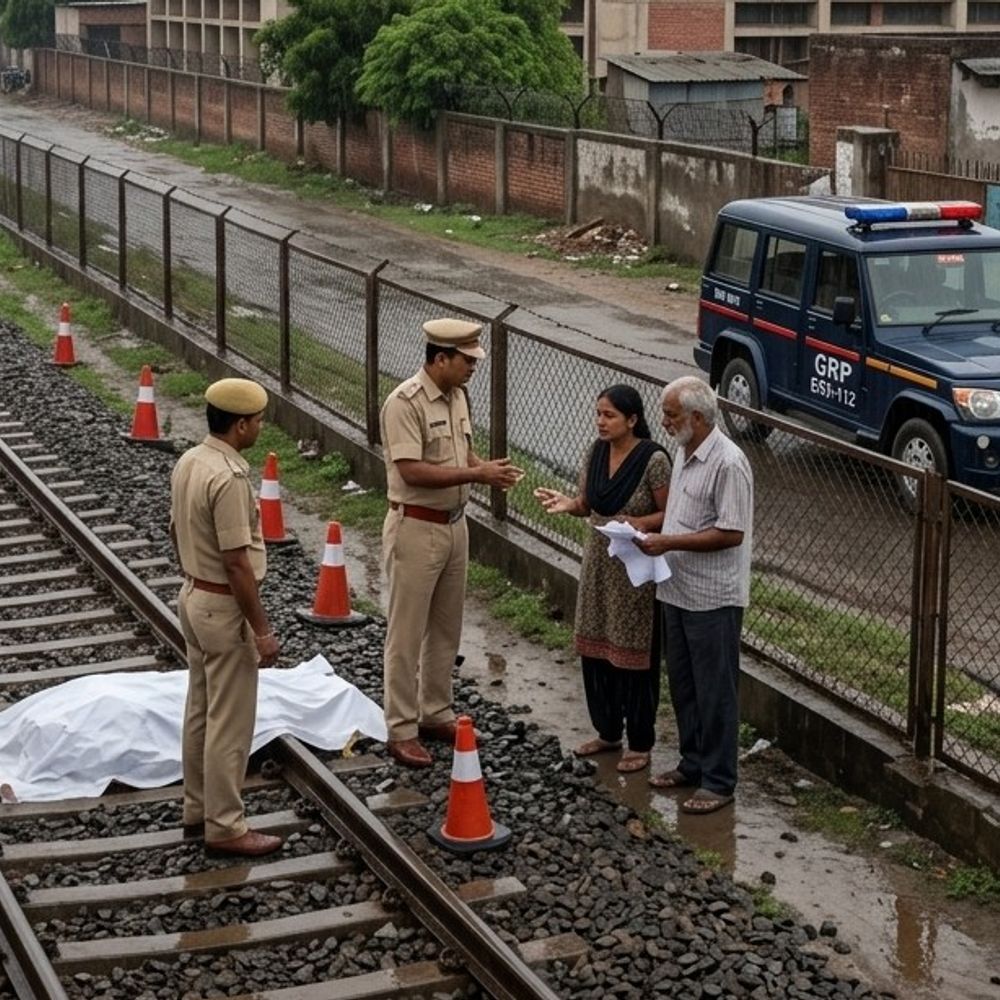 पानीपत में ट्रेन की चपेट में आया व्यक्ति, मौत:  फरीदाबाद से बहन से मिलने आया था, बारिश के बीच रेलवे ट्रैक पार करते समय हुआ हादसा – Panipat News